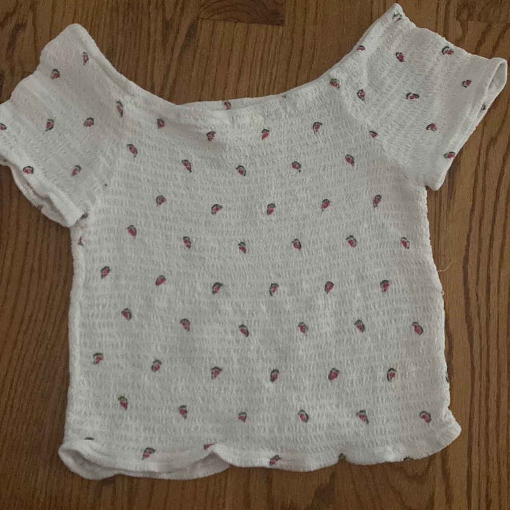 Girls watermelon tube top w/ sleeves